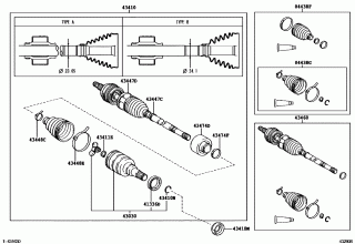 FRONT DRIVE SHAFT 1